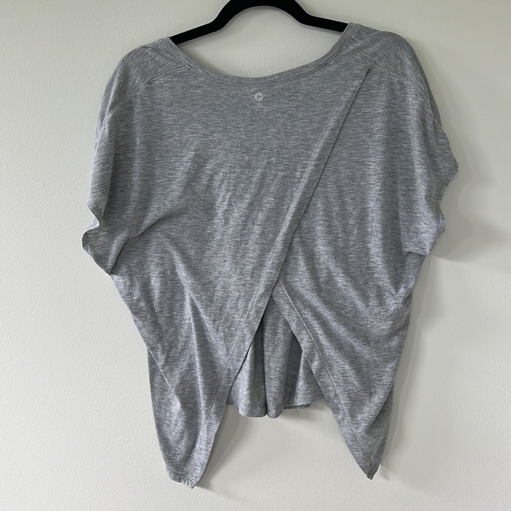Gray Workout Top - Picture 2 of 2